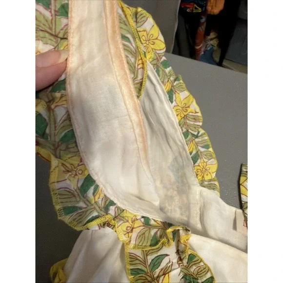 Anthropologie Love the Label Maxi Dress Size Medium floral Peasant Cottagecore - Picture 11 of 12